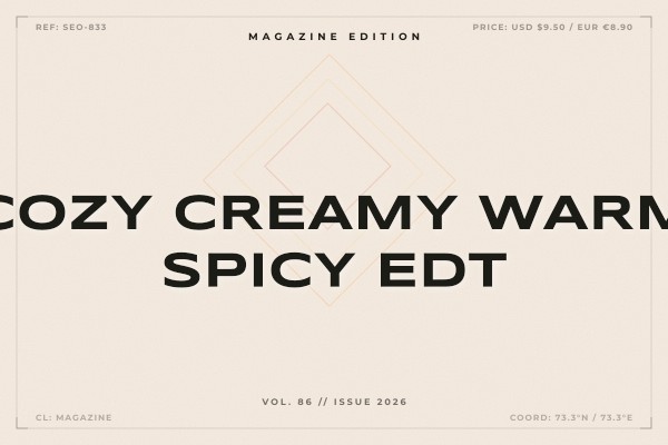 cozy creamy warm spicy edt