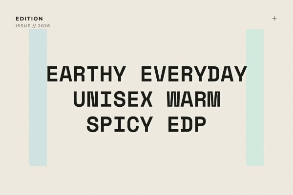 earthy everyday unisex warm spicy edp
