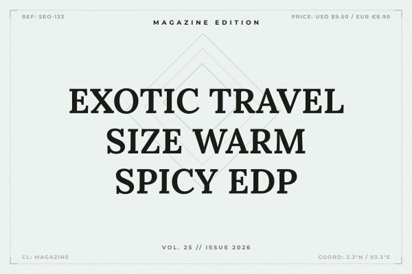 exotic travel size warm spicy edp