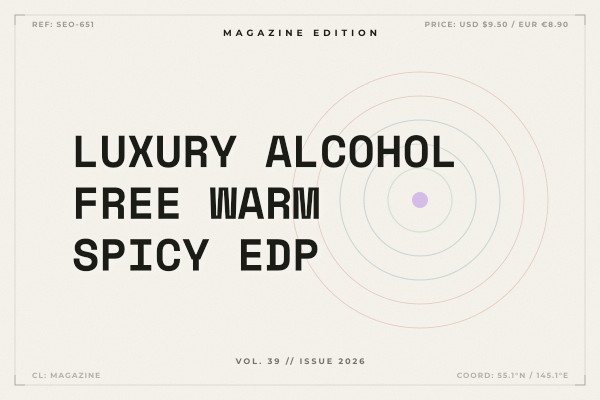 luxury alcohol free warm spicy edp