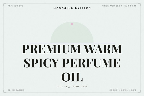 premium warm spicy perfume oil