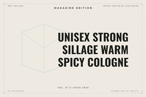 unisex strong sillage warm spicy cologne