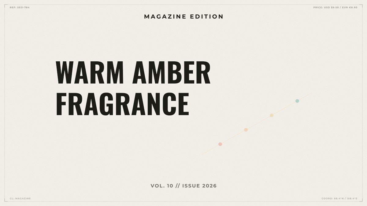 warm amber fragrance