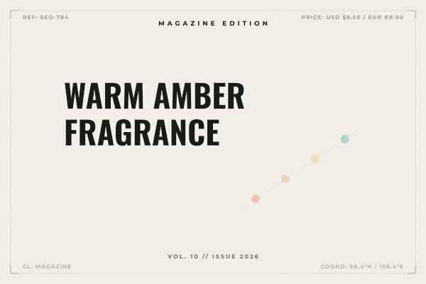 warm amber fragrance