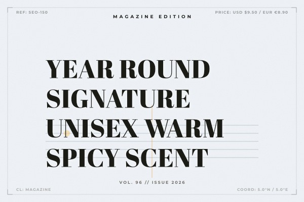year-round signature unisex warm spicy scent