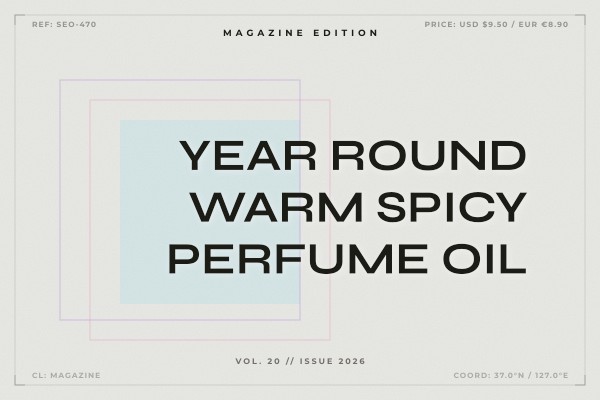 year-round warm spicy perfume oil